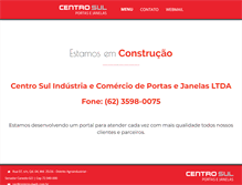 Tablet Screenshot of centrosulweb.com.br